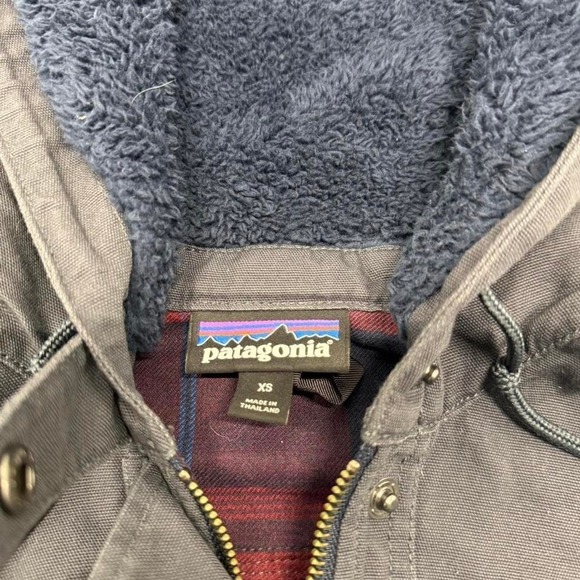 Vintage Patagonia prairie jacket size XS sherpa hood flannel lining - Picture 2 of 4